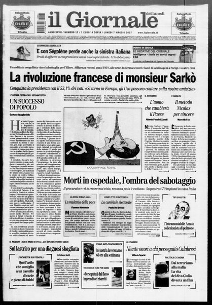 Il giornale del lunedi